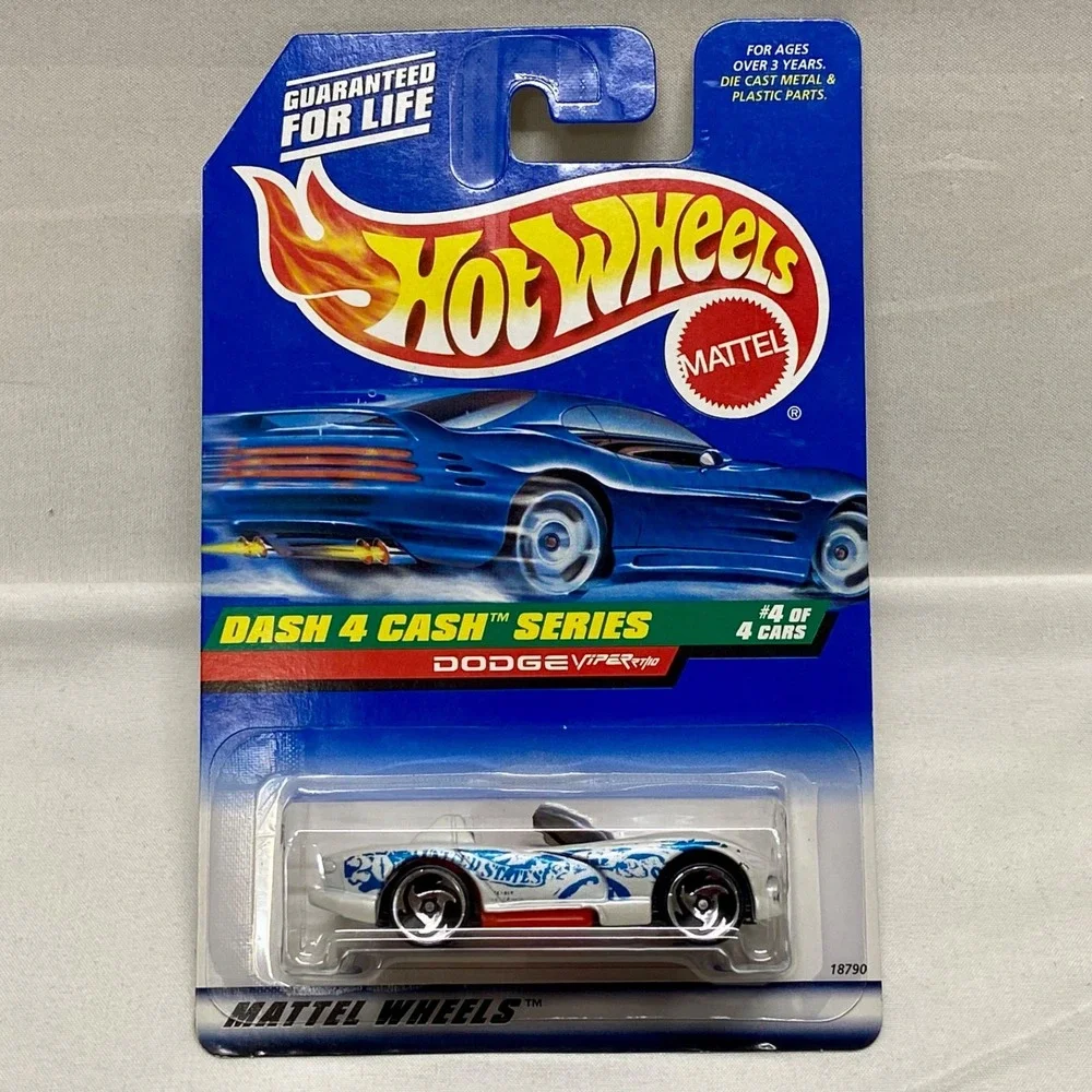 Hot Wheels Dodge Viper RT/10 1998 Dash 4 Cash 4 of 4 Collector #724 Die-cast NIP